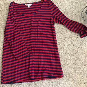 Red and navy striped from charming Charlie’s